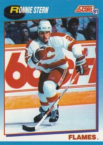 #408 Ronnie Stern - Calgary Flames - 1991-92 Score Canadian Bilingual Hockey