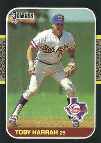 #408 Toby Harrah - Texas Rangers - 1987 Donruss Baseball