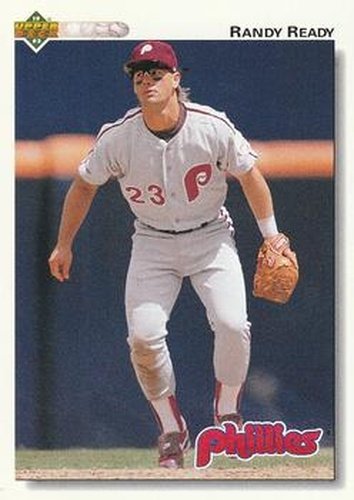 #408 Randy Ready - Philadelphia Phillies - 1992 Upper Deck Baseball