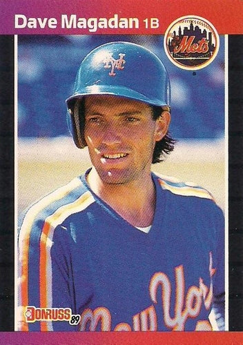 #408 Dave Magadan - New York Mets - 1989 Donruss Baseball