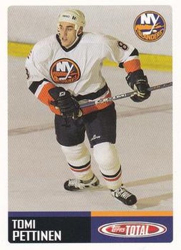 #408 Tomi Pettinen - New York Islanders - 2002-03 Topps Total Hockey