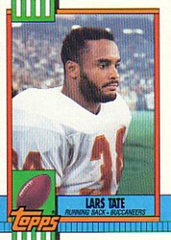 #409 Lars Tate - Tampa Bay Buccaneers - 1990 Topps Football