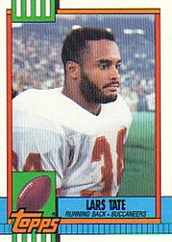 #409 Lars Tate - Tampa Bay Buccaneers - 1990 Topps Football