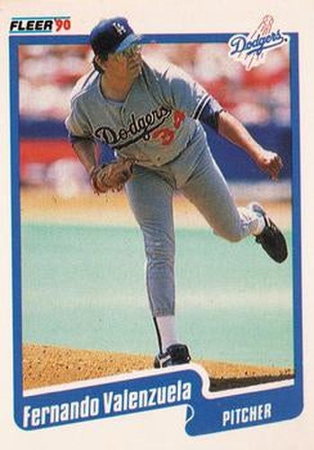 #409 Fernando Valenzuela - Los Angeles Dodgers - 1990 Fleer USA Baseball