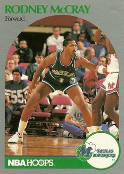 #409 Rodney McCray - Dallas Mavericks - 1990-91 Hoops Basketball
