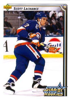 #409 Scott Lachance - New York Islanders - 1992-93 Upper Deck Hockey