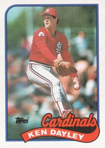 #409 Ken Dayley - St. Louis Cardinals - 1989 Topps Baseball