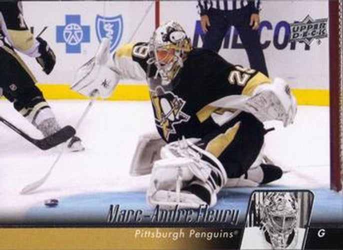 #409 Marc-Andre Fleury - Pittsburgh Penguins - 2010-11 Upper Deck Hockey