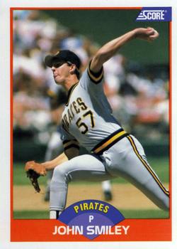 #409 John Smiley - Pittsburgh Pirates - 1989 Score Baseball