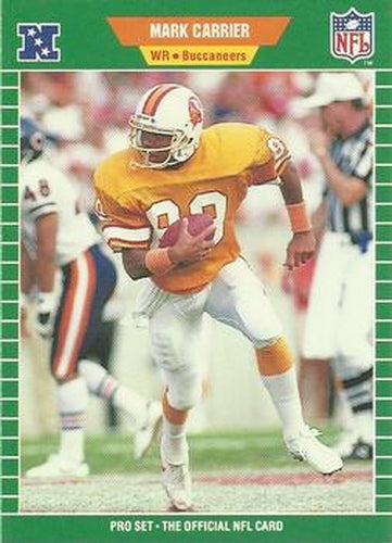 #409 Mark Carrier - Tampa Bay Buccaneers - 1989 Pro Set Football