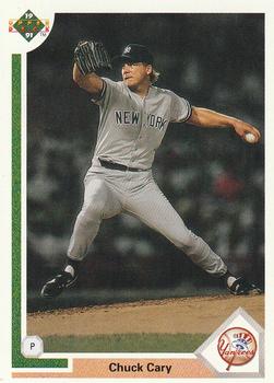 #409 Chuck Cary - New York Yankees - 1991 Upper Deck Baseball