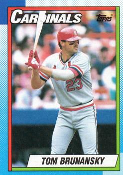 #409 Tom Brunansky - St. Louis Cardinals - 1990 Topps Baseball