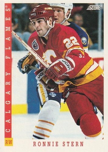 #409 Ronnie Stern - Calgary Flames - 1993-94 Score Canadian Hockey
