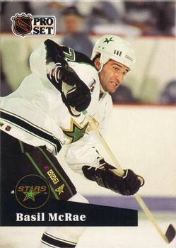 #409 Basil McRae - 1991-92 Pro Set Hockey