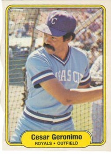 #409 Cesar Geronimo - Kansas City Royals - 1982 Fleer Baseball
