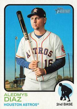 #409 Aledmys Diaz - Houston Astros - 2022 Topps Heritage Baseball