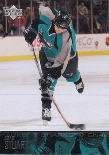 #409 Brad Stuart - San Jose Sharks - 2003-04 Upper Deck Hockey