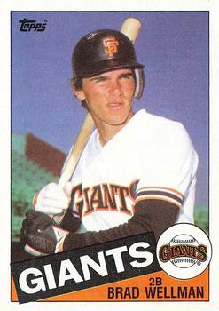 #409 Brad Wellman - San Francisco Giants - 1985 Topps Baseball