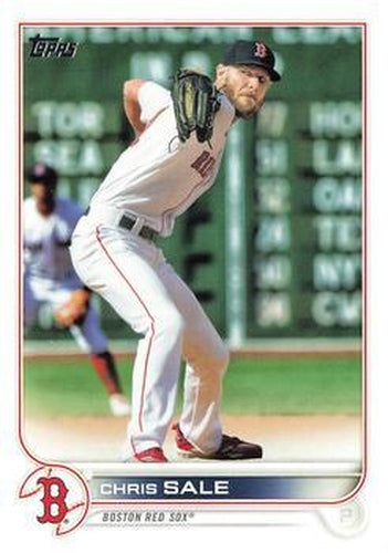 #409 Chris Sale - Boston Red Sox - 2022 Topps Baseball