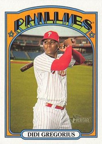 #409 Didi Gregorius - Philadelphia Phillies - 2021 Topps Heritage Baseball