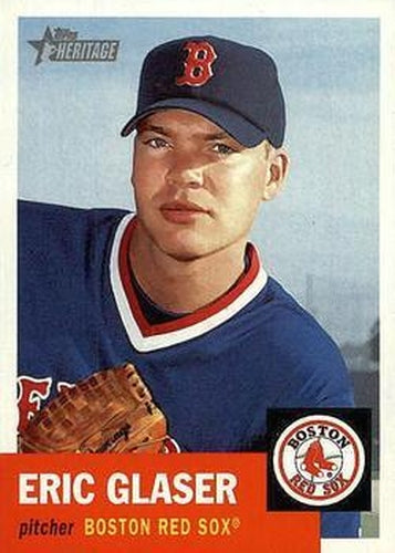 #409 Eric Glaser - Boston Red Sox - 2002 Topps Heritage Baseball