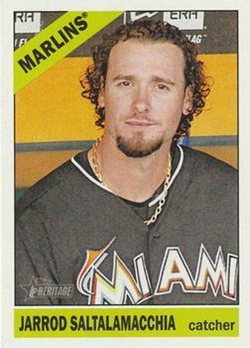 #409 Jarrod Saltalamacchia - Miami Marlins - 2015 Topps Heritage Baseball