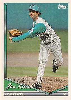 #409 Joe Klink - Florida Marlins - 1994 Topps Baseball