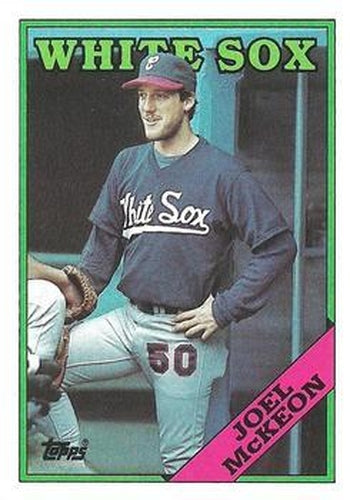 #409 Joel McKeon - Chicago White Sox - 1988 Topps Baseball