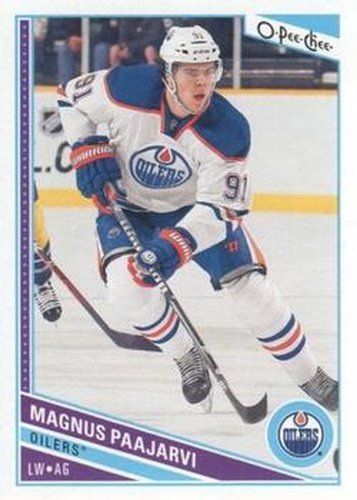 #409 Magnus Paajarvi - Edmonton Oilers - 2013-14 O-Pee-Chee Hockey