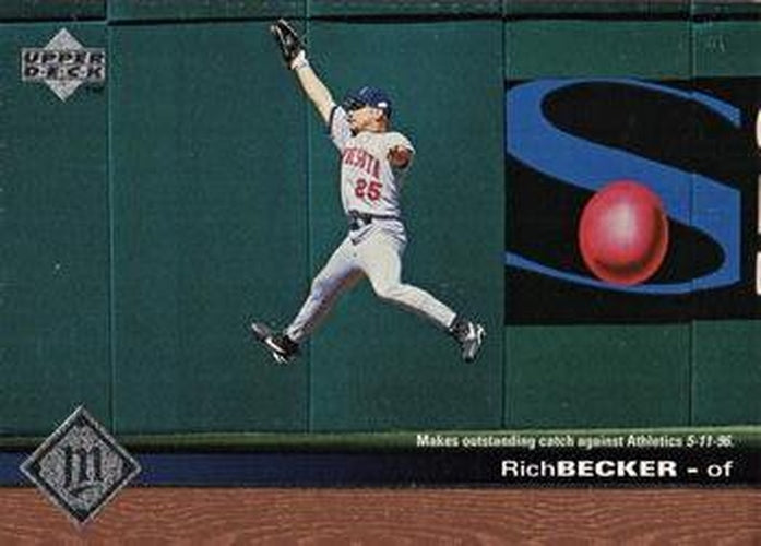 #409 Rich Becker - Minnesota Twins - 1997 Upper Deck Baseball