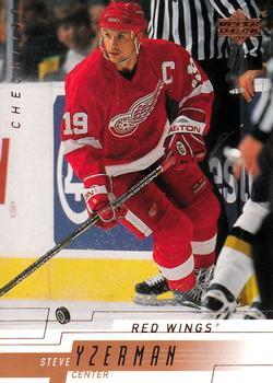 #409 Steve Yzerman - Detroit Red Wings - 2000-01 Upper Deck Hockey