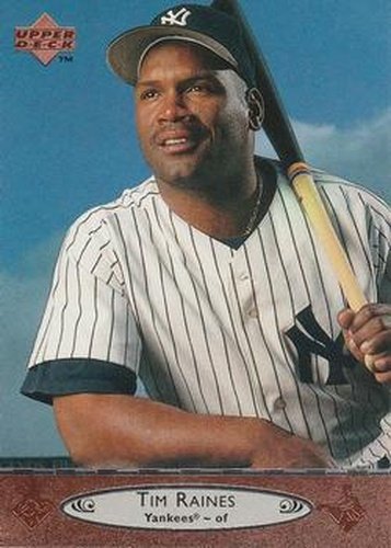 #409 Tim Raines - New York Yankees - 1996 Upper Deck Baseball