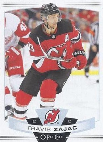 #409 Travis Zajac - New Jersey Devils - 2019-20 O-Pee-Chee Hockey
