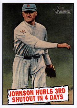 #409 Walter Johnson - Washington Senators - 2010 Topps Heritage Baseball