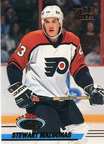 #409 Stewart Malgunas - Philadelphia Flyers - 1993-94 Stadium Club Hockey