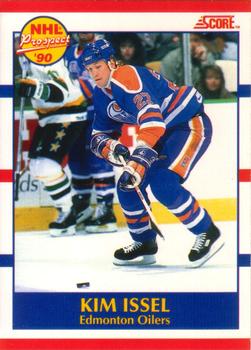 #409 Kim Issel - Edmonton Oilers - 1990-91 Score Canadian Hockey