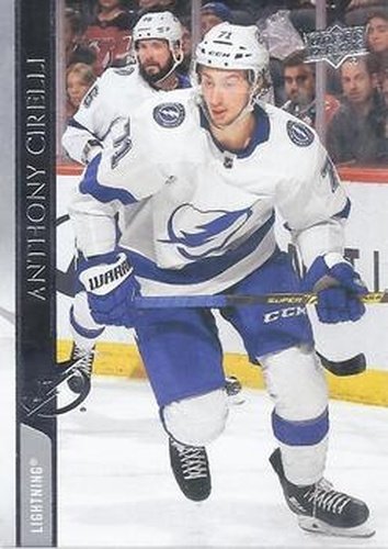 #409 Anthony Cirelli - Tampa Bay Lightning - 2020-21 Upper Deck Hockey