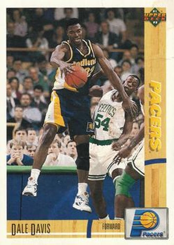 #409 Dale Davis - Indiana Pacers - 1991-92 Upper Deck Basketball