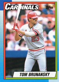 #409 Tom Brunansky - St. Louis Cardinals - 1990 O-Pee-Chee Baseball