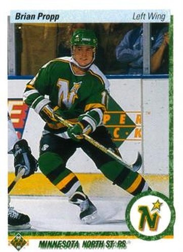 #409 Brian Propp - Minnesota North Stars - 1990-91 Upper Deck Hockey