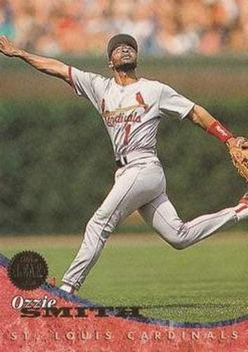 #409 Ozzie Smith - St. Louis Cardinals - 1994 Leaf Baseball