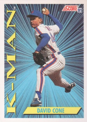 #409 David Cone - New York Mets - 1991 Score Baseball