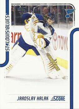 #409 Jaroslav Halak - St. Louis Blues - 2011-12 Score Hockey