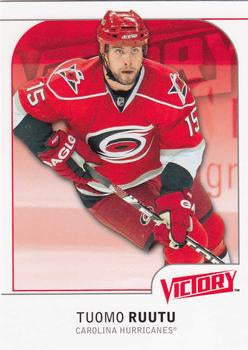 #40 Tuomo Ruutu - Carolina Hurricanes - 2009-10 Upper Deck Victory Hockey