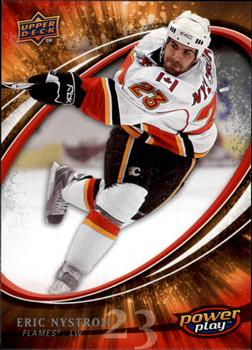#40 Eric Nystrom - Calgary Flames - 2008-09 Upper Deck Power Play Box Set Hockey