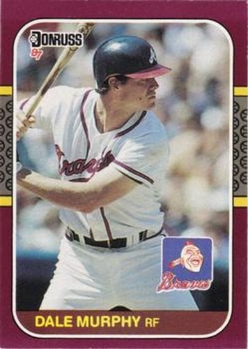 #40 Dale Murphy - Atlanta Braves - 1987 Donruss Opening Day Baseball