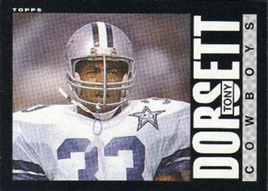 #40 Tony Dorsett - Dallas Cowboys - 1985 Topps Football