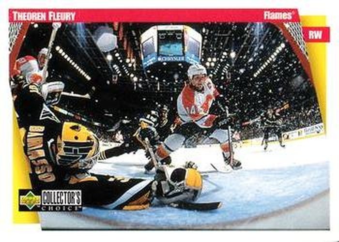#40 Theoren Fleury - Calgary Flames - 1997-98 Collector's Choice Hockey