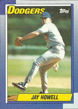 #40 Jay Howell - Los Angeles Dodgers - 1990 Topps Baseball