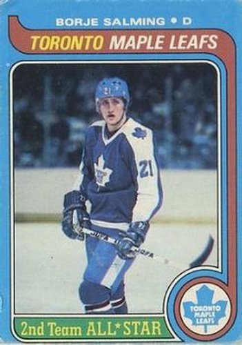 #40 Borje Salming - Toronto Maple Leafs - 1979-80 O-Pee-Chee Hockey